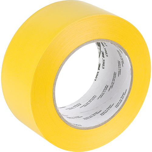 3903 Vinyl Duct Tape, 50 mm (2") W x 45.5 m (149.25') L, 6.3 mils, Yellow Auto-Cam