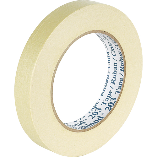 Highland 203 Masking Tape, 12 mm (1/2") x 55 m (180'), Beige Auto-Cam