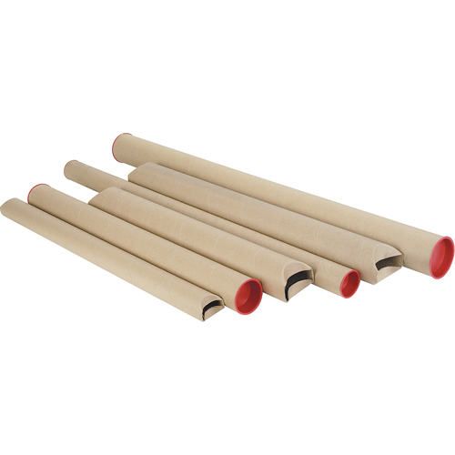 Tubes postaux Snap-Seal, Ronde, 3" la x 18" lo Auto-Cam