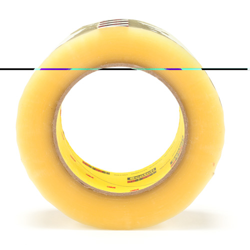 Scotch&reg; Box Sealing Tape 373, Hot Melt Adhesive, 2.5 mils, 48 mm (2") x 100 m (328') Auto-Cam