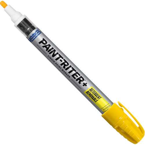 Paint-Riter&reg;+ Detergent Removable Paint Marker, Liquid, Yellow Auto-Cam
