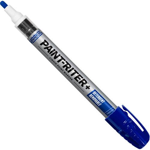 Paint-Riter&reg;+ Detergent Removable Paint Marker, Liquid, Blue Auto-Cam