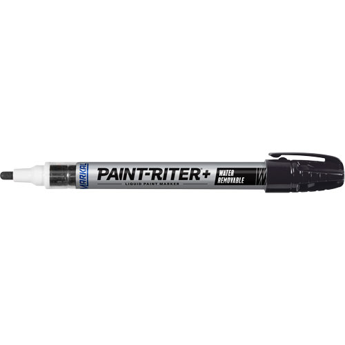 Marqueur &agrave; la peinture nettoyable &agrave; l'eau Paint-Riter+, Liquide, Noir Auto-Cam
