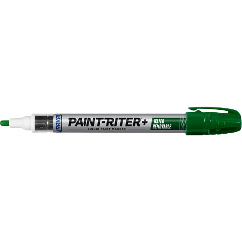 Marqueur &agrave; la peinture nettoyable &agrave; l'eau Paint-Riter+, Liquide, Vert Auto-Cam