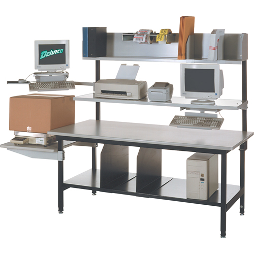 Packaging Workbench, 83" W x 33" D x 36" H, Laminate Auto-Cam