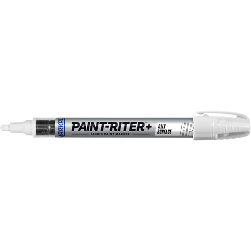 Marqueur pour surfaces huileuses Paint-Riter +, Liquide, Blanc Auto-Cam