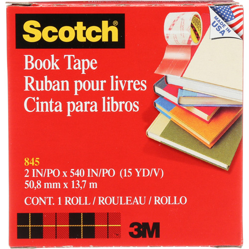 Ruban pour la r&eacute;paration de livres Scotch Auto-Cam