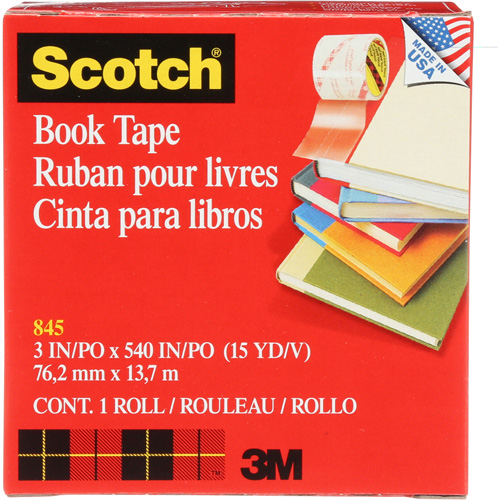 Ruban pour la r&eacute;paration de livres Scotch Auto-Cam