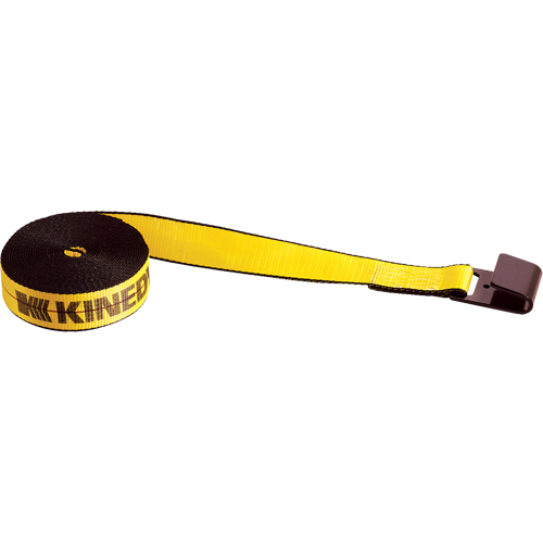 Tendeurs d'arrimage pour treuil, Crochet plat, 2" , 30' , Charge d'utilisation max. 3335 lb (1513 kg) Auto-Cam