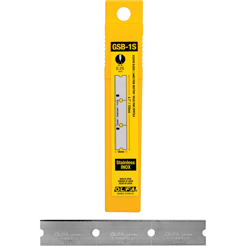 Glass Scraper Replacement Blades, Single Style Auto-Cam