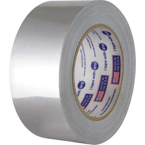 Ruban autocollant argent&eacute; en feuille d'aluminium, &eacute;paisseur 3 mils, 25,4 mm (1") x 54,86 m (180') Auto-Cam