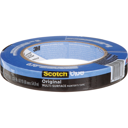 ScotchBlue Original Multi-Surface Painter's Tape 2090, 18 mm (3/4") x 54.8 m (180'), Blue Auto-Cam