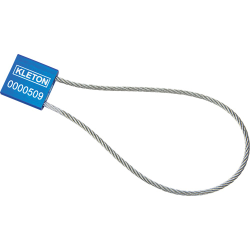 High Security Security Seal, 12", Metal, Cable Seal Auto-Cam