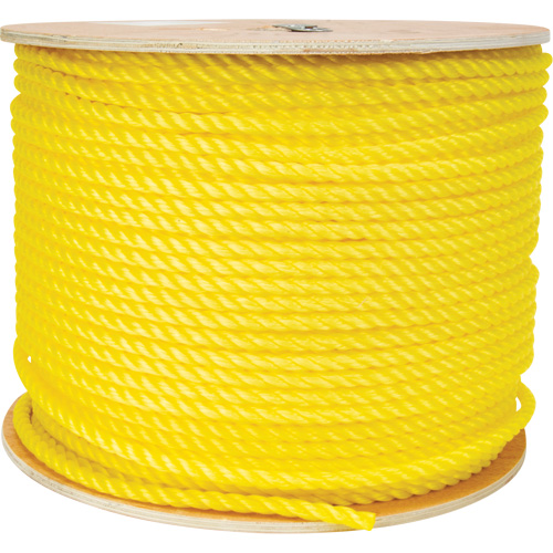 3/8" Braided Yellow Rope, Polypropylene, 630' Auto-Cam