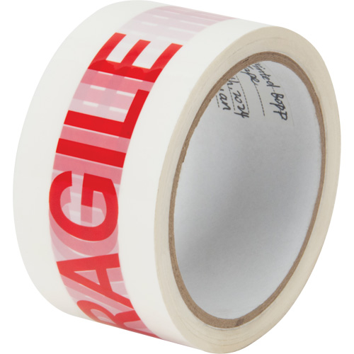Ruban d'emballage Fragile, Adh&eacute;sif Thermofusible, 2 mils, 48 mm (2") x 100 m (328') Auto-Cam