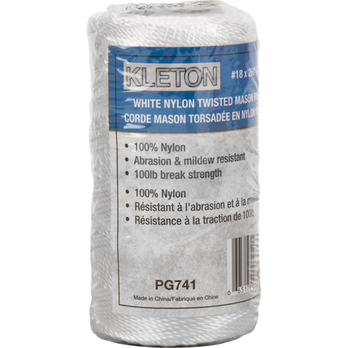 #18 Twisted Mason Rope, Nylon, 260' Auto-Cam