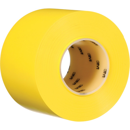 Ruban de marquage de planchers durable 971, 4" x 108', Vinyle, Jaune Auto-Cam