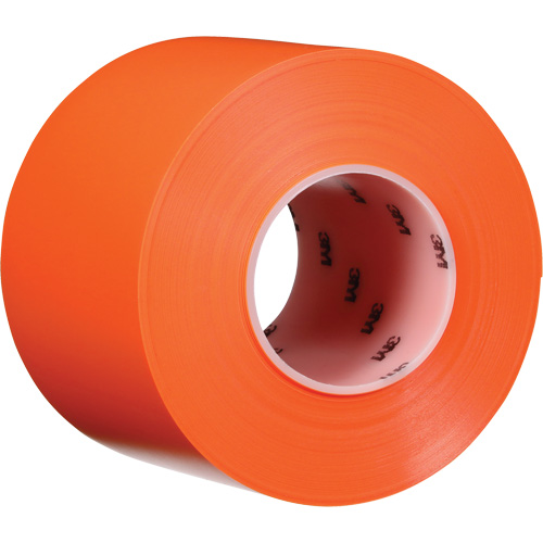 Ruban de marquage de planchers durable 971, 4" x 108', Vinyle, Orange Auto-Cam