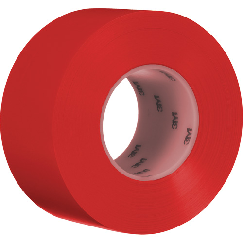 Ruban de marquage de planchers durable 971, 3" x 108', Vinyle, Rouge Auto-Cam