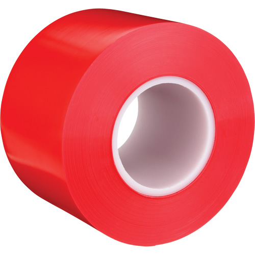 Ruban de marquage de planchers durable 971, 4" x 108', Vinyle, Rouge Auto-Cam