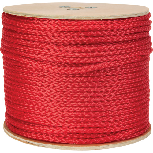 Braided Red Rope, Polypropylene, 500' Auto-Cam