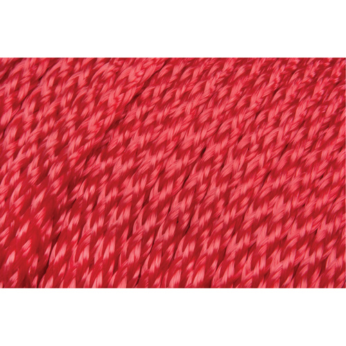 Braided Red Rope, Polypropylene, 500' Auto-Cam