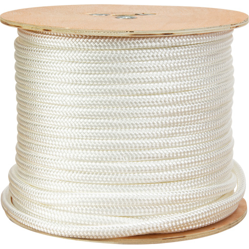 Braided White Rope, Nylon, 250' Auto-Cam
