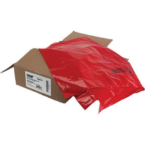 Sacs &agrave; d&eacute;chets, Biorisque, 38" lo x 30" la, 2 mils Auto-Cam