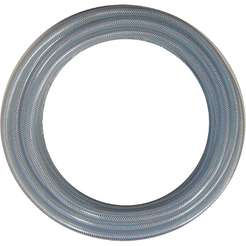 Braided Tube, 1.312" OD x 100' L, PVC, Clear Auto-Cam