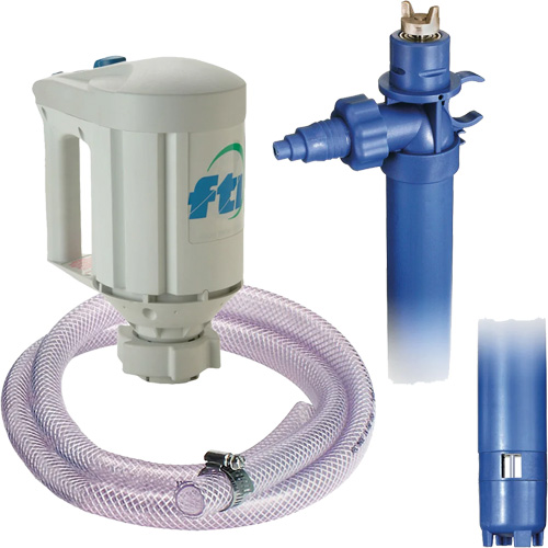 PFM-40 Drum Pump Kit with M3V Motor, Polypropylene/PVDF/Stainless Steel Auto-Cam