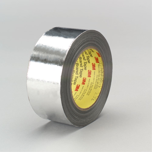 High-Temperature Aluminum Foil/Glass Cloth Tape, 12 mm (1/2") W x 33 m (108') L Auto-Cam