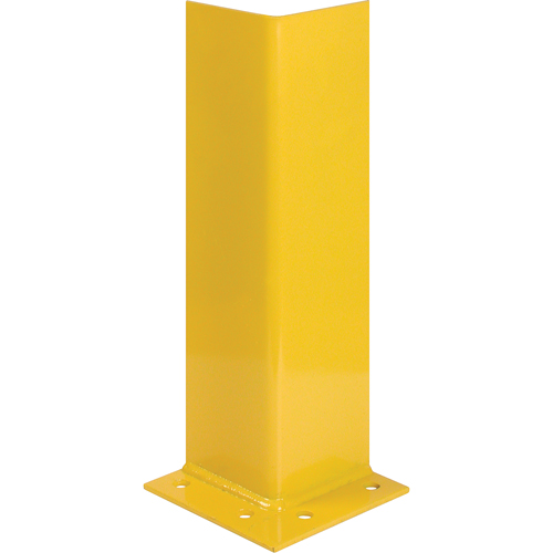 Protecteurs pour montants, Acier, 7" la x 7" p x 12" h, Jaune s&eacute;curit&eacute; OSHA Auto-Cam