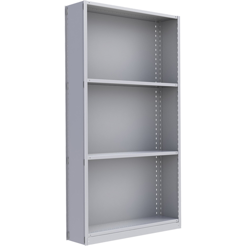 Interlok Shelving Unit, Steel, Boltless, 450 lbs. Capacity, 48" W x 88" H x 24" D Auto-Cam