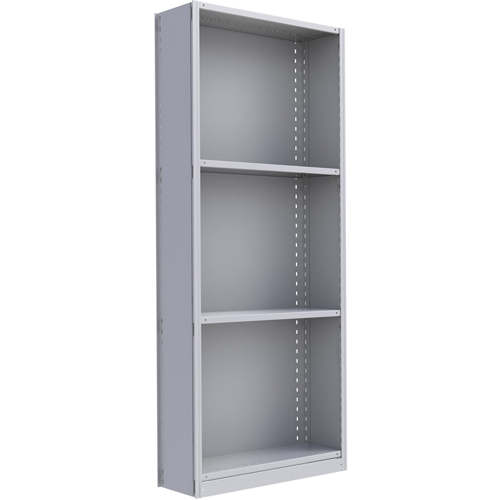 Interlok Shelving Unit, Steel, Boltless, 800 lbs. Capacity, 36" W x 88" H x 24" D Auto-Cam