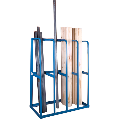 Bar Storage Racks - Vertical Bar Racks, Vertical, 48" W x 24" D x 60" H, 3000 lbs. Cap. Auto-Cam