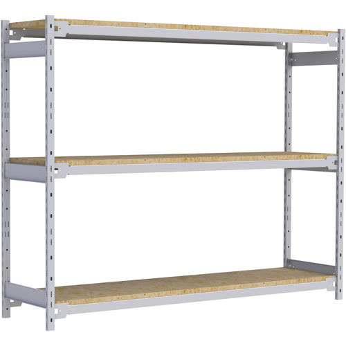&eacute;tag&egrave;re-classeur de grande largeur, Acier, 3 Tablettes, 72" la x 18" p x 60" h Auto-Cam