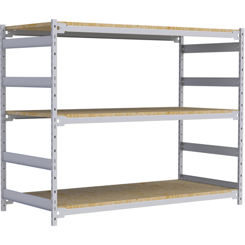 &eacute;tag&egrave;re-classeur de grande largeur, Acier, 3 Tablettes, 72" la x 32" p x 60" h Auto-Cam