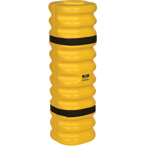 Column Protector, 4" x 6" Inside Opening, 13" L x 13" W x 42" H, Yellow Auto-Cam