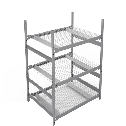 &eacute;tag&egrave;re de grande largeur, Acier, Sans boulons, Capacit&eacute; 1340 lb, 42" la x 60" h x 32" p Auto-Cam