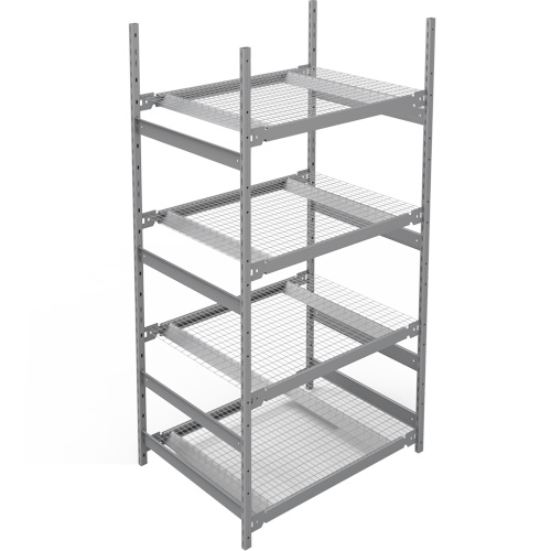 &eacute;tag&egrave;re de grande largeur, Sans boulons, Capacit&eacute; 1340 lb, 42" la x 84" h x 32" p Auto-Cam