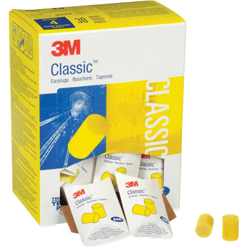 Bouchons d'oreilles E-A-R Classic, Paire - ensemble coussins Auto-Cam