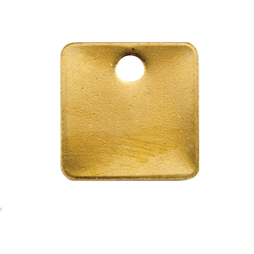 Blank Tags, Brass, 1.25" dia Auto-Cam