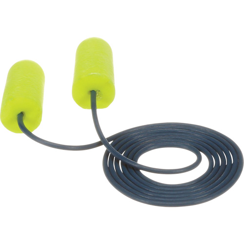 Bouchons d'oreilles d&eacute;tectables E-A-Rsoft, Avec cordon, R&eacute;gulier, Vrac - Sac en poly, NRR dB 32 Auto-Cam