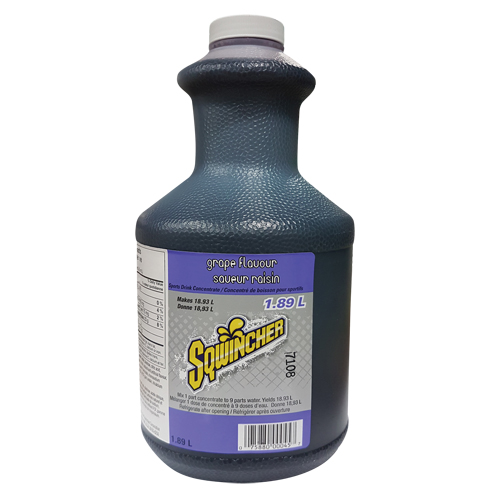 Sqwincher Boisson de r&eacute;hydratation, Concentr&eacute;, Raisin Auto-Cam