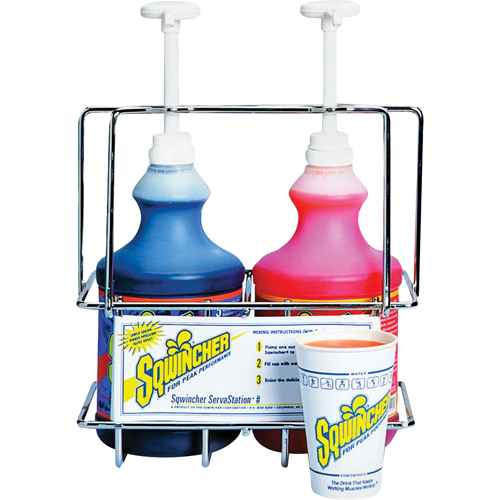 Sqwincher&reg; ServaStations&reg; Wall Mount Rack Auto-Cam