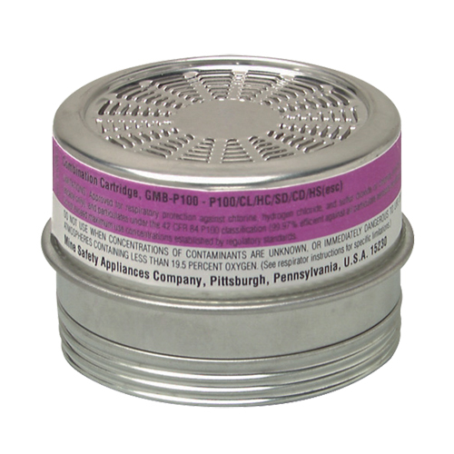 Cartouches pour respirateurs Comfo, Cartouche gaz/vapeur, Gaz acide/P100 Auto-Cam
