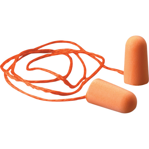 E-A-R Foam Earplugs, Pair - Polybag, Corded Auto-Cam