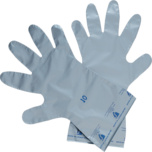 North&reg; Silver Shield&reg; 4H Series Gloves, Size 6/X-Small, 14.5" L, EVOH/Polyethylene, 2.7 mil Auto-Cam