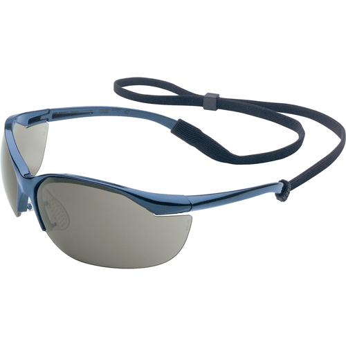 Lunettes de s&eacute;curit&eacute; Uvex Vapor, Lentille Grise/fum&eacute;e, Anti-&eacute;gratignures, ANSI Z87+/R&eacute;pond ou surpasse la norme CSA Z94.3 Auto-Cam