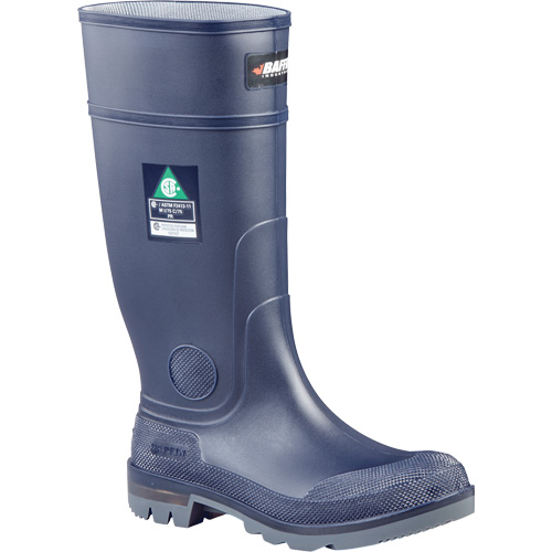 Bully Boots, PVC, Steel Toe, Size 8 Auto-Cam